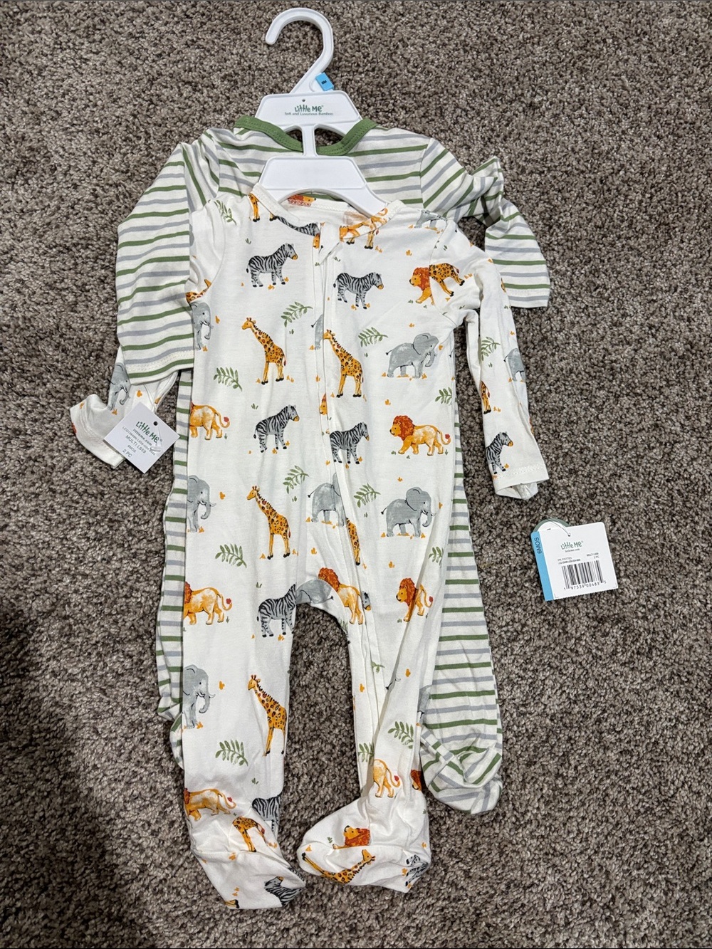 Little Me 2 pack bamboo onesies